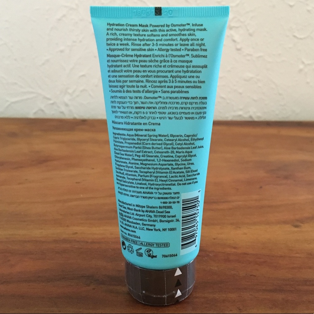 5 for $25-Ahava Hydration Creme Mask - Picture 2 of 8